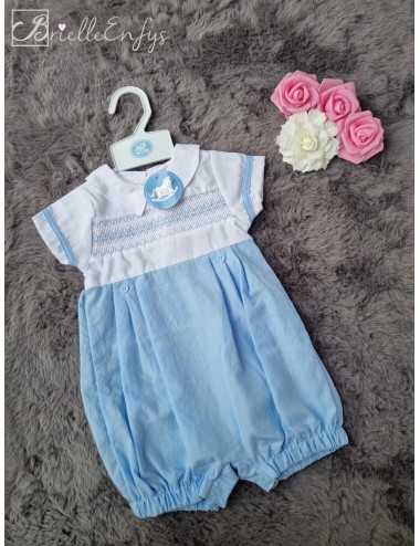 All In One Smocked Romper