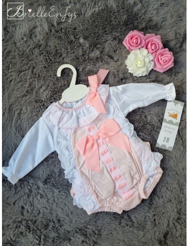 Two Piece Romper Set With...