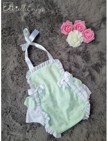 Frilly Two Piece Romper Set