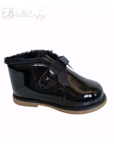 Black Patent Ankle Boot...