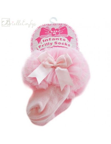 Pink Frilly Tutu Socks With...
