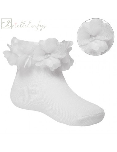 Lace Flower Ankle Socks