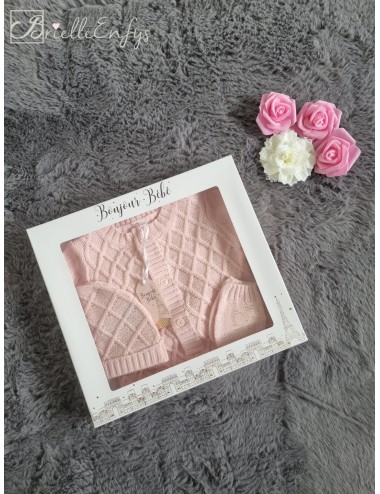 Knitted Pink Four Piece Set...