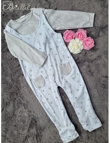 Two Piece Dungaree Set With...