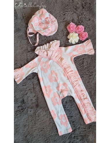 Fancy Floral Sleepsuit With...