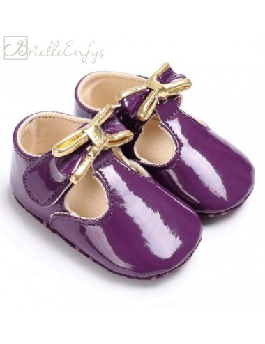 Purple And Gold Soft Sole...
